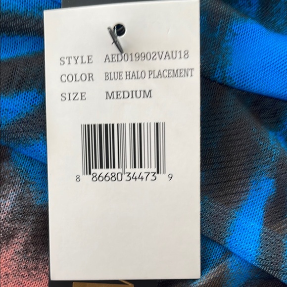 AFRM Pink and Blue Long Sleeve Bodycon Dress
Nude Built in Slip underneath - Picture 3 of 8